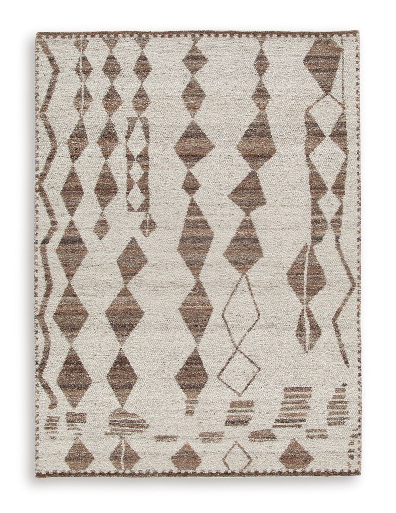 Brettler Medium Rug In Beige and Brown R406792