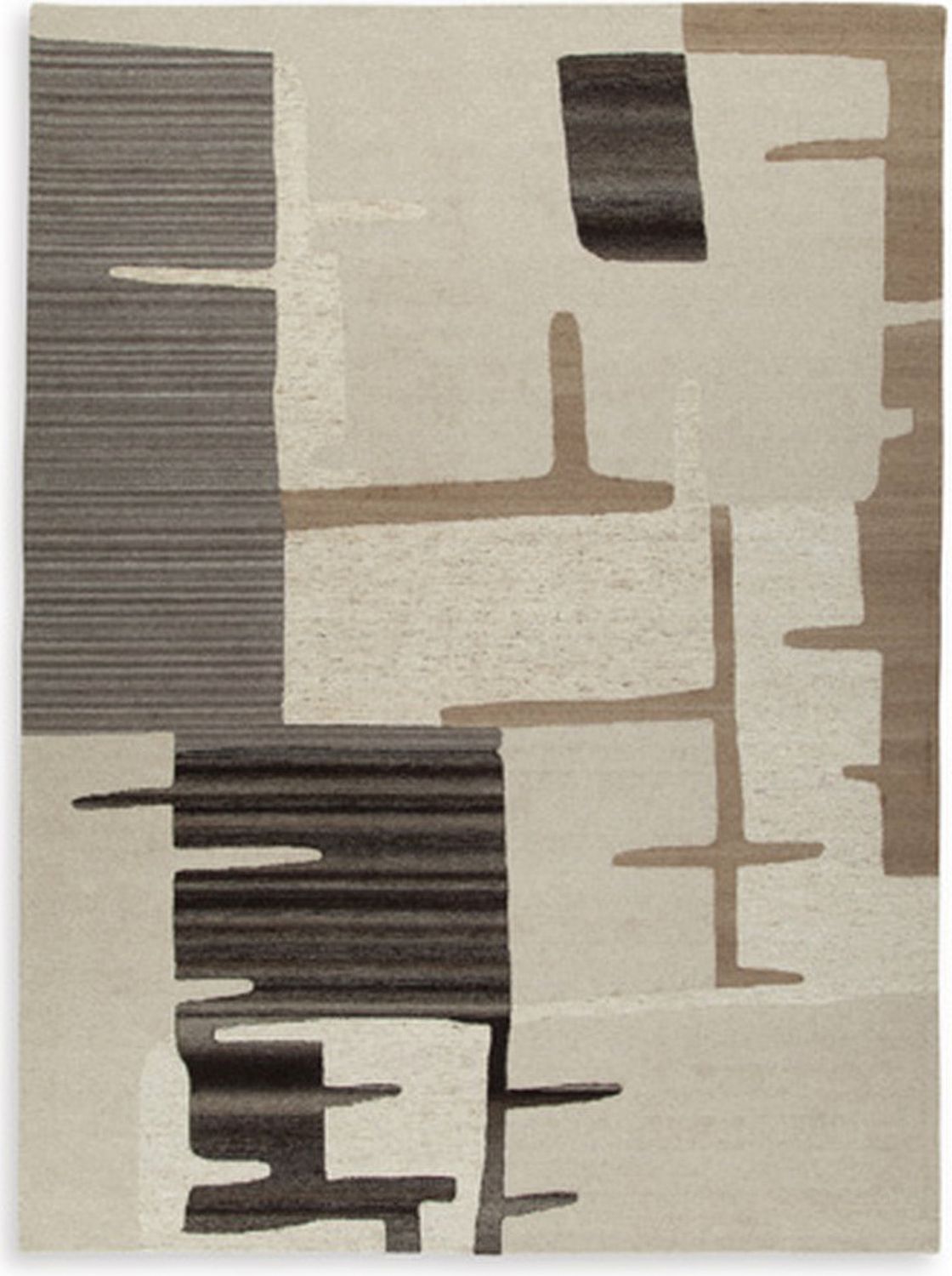 Kencher Extra Large Rug In Beige and Brown R406820