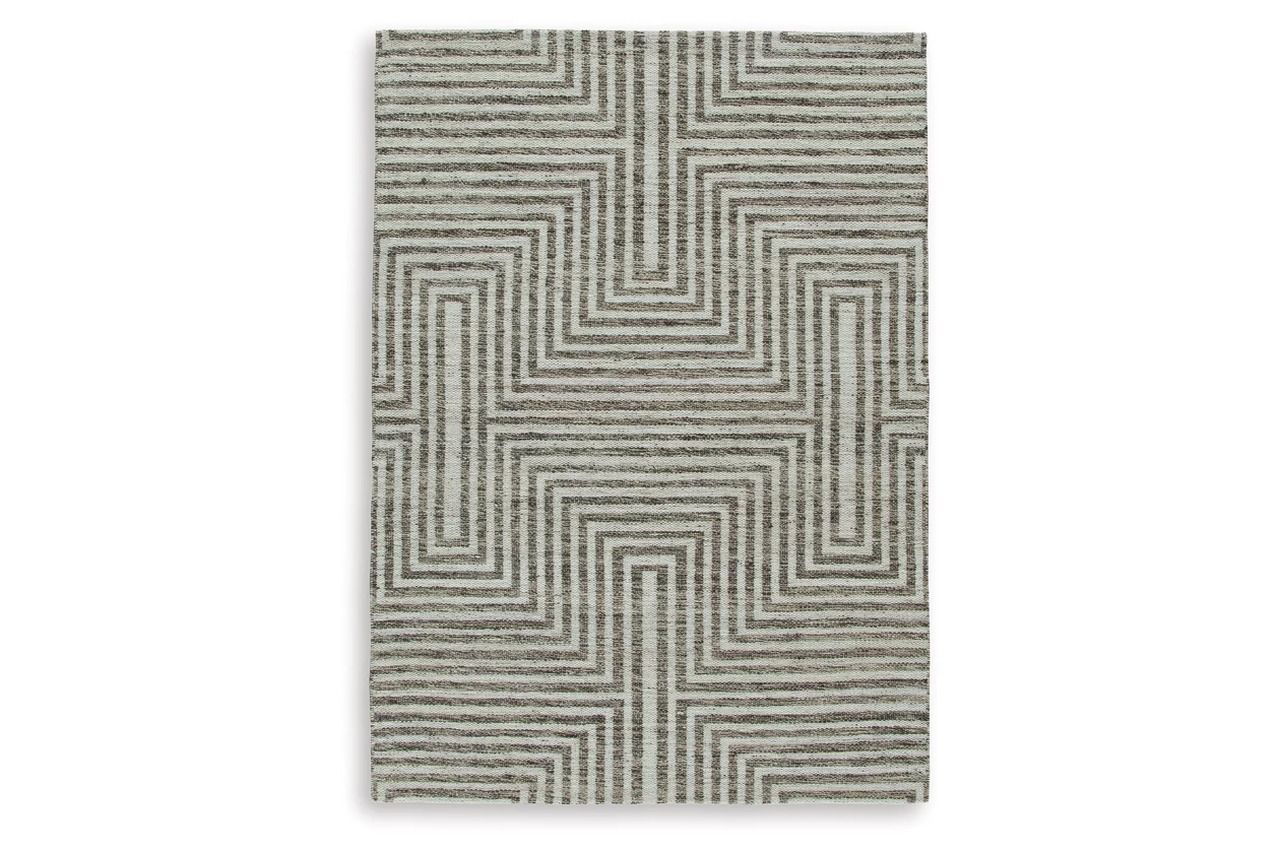 Jossen Medium Rug In Ivory and Gray R406832