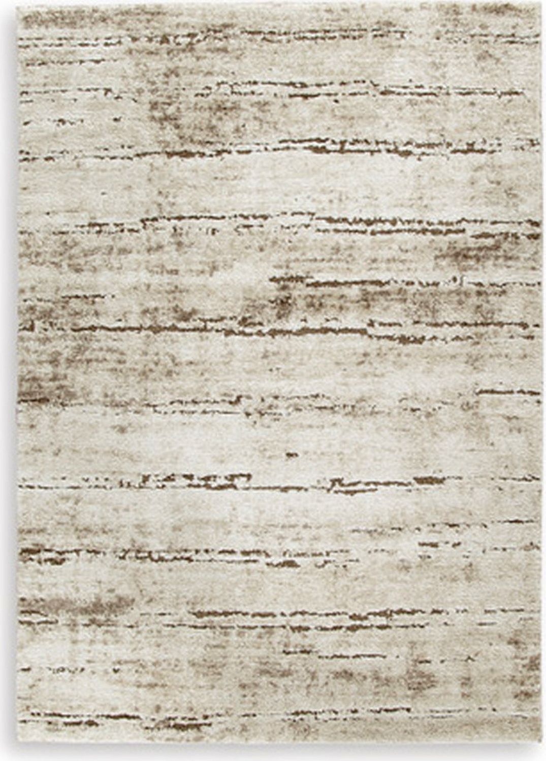 Kasney Large Rug In Cream and Brown R406851