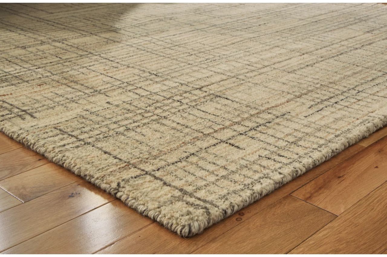 Janston Medium Rug In Ivory and Gray R406862