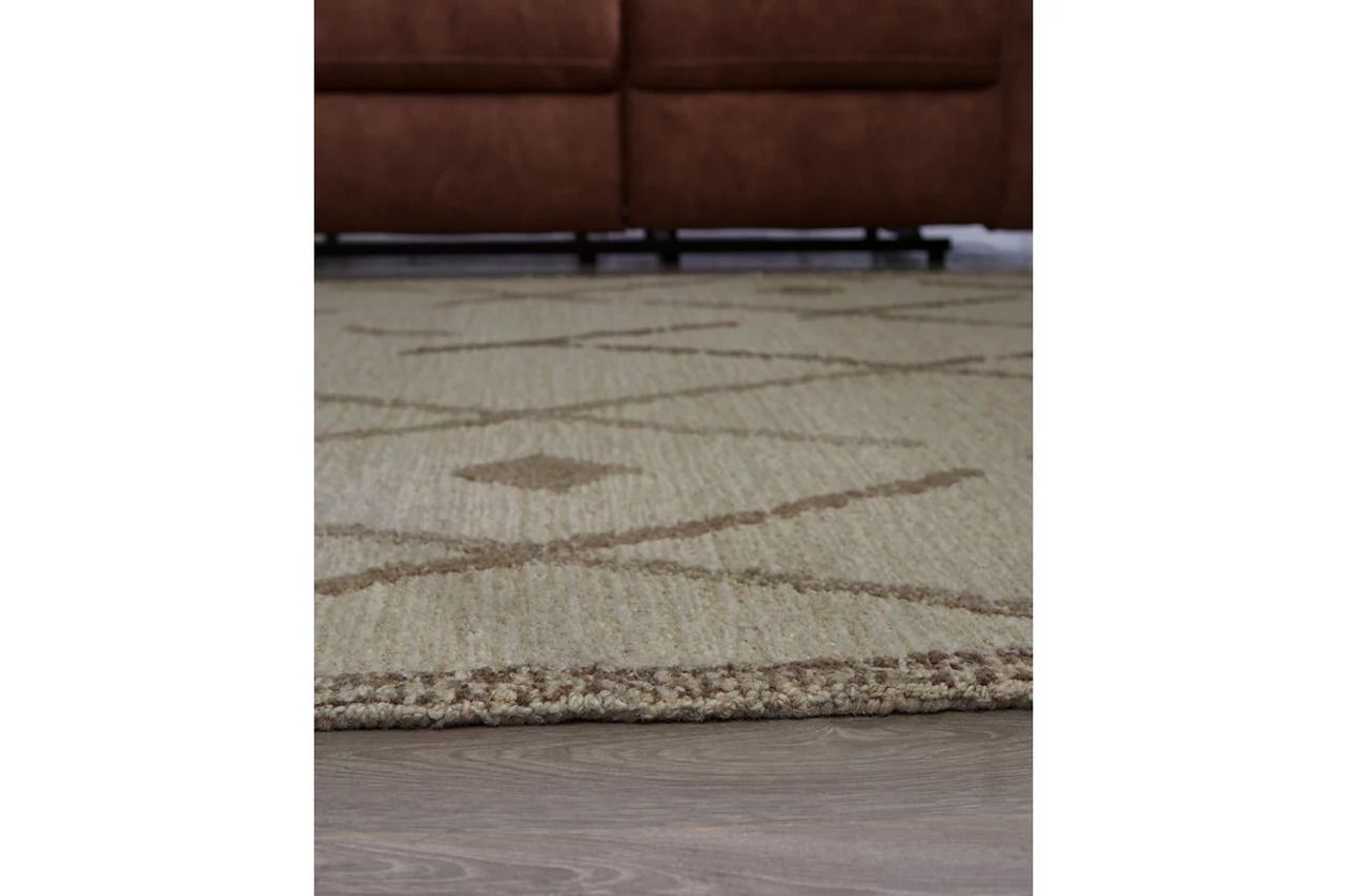 Guyford Large Rug In Beige and Brown R406871