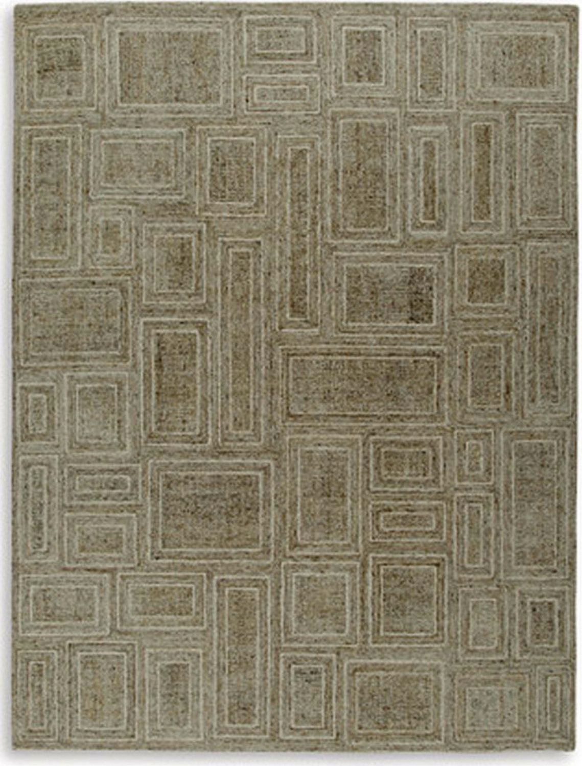 Brickburgh Large Rug In Gray and Ivory R406901