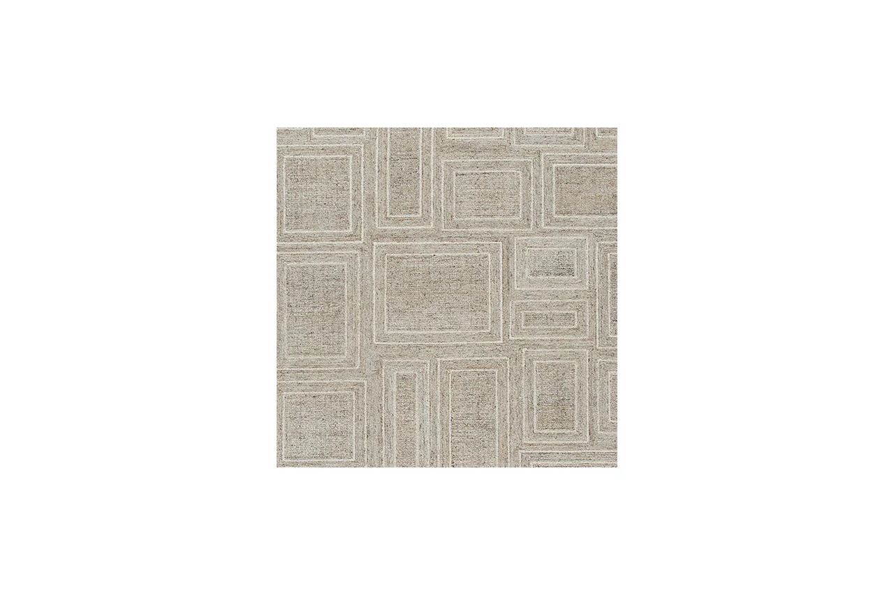 Brickburgh Medium Rug In Gray and Ivory R406902