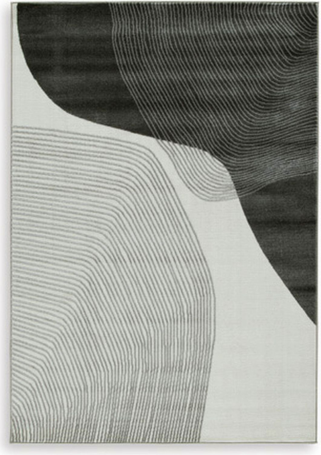 Winderburg Large Rug In Gray and Ivory R406951