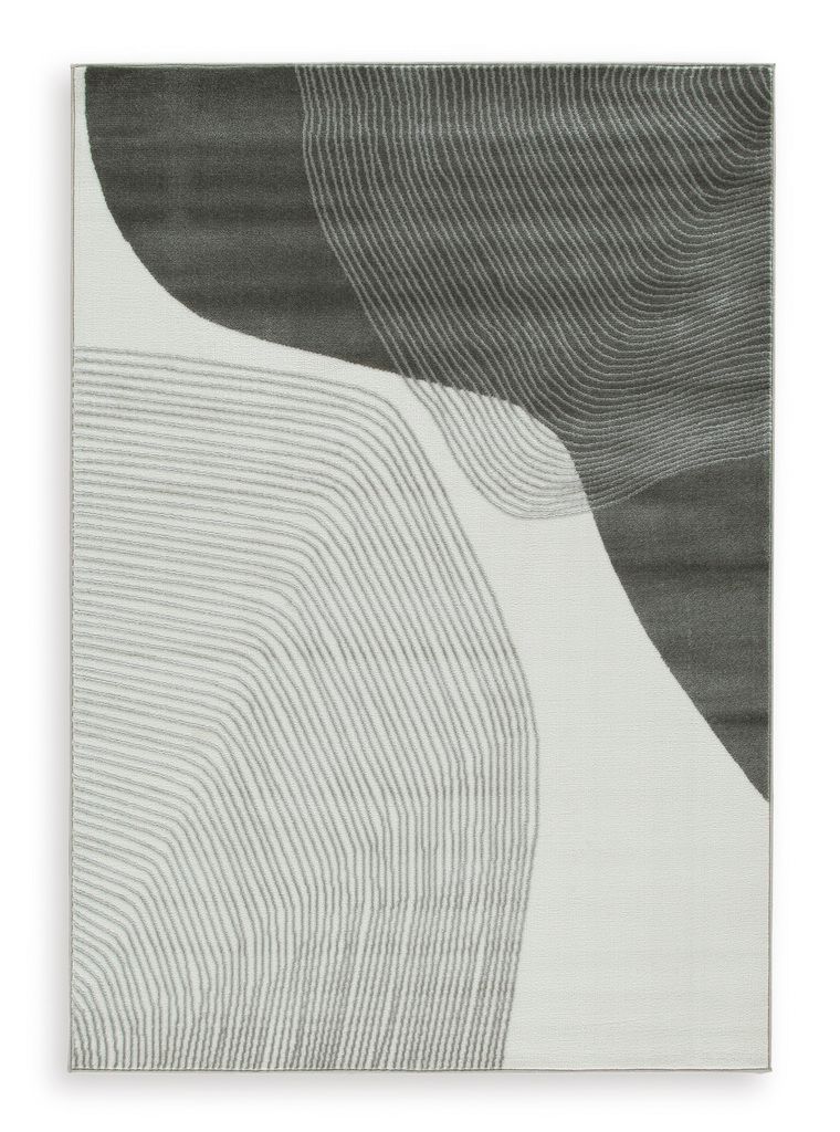 Winderburg Medium Rug In Gray and Ivory R406952
