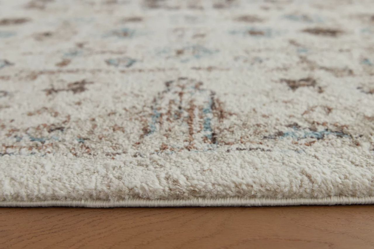 Jossler 5' x 7' Rug In Ivory/Brown/Teal R407072