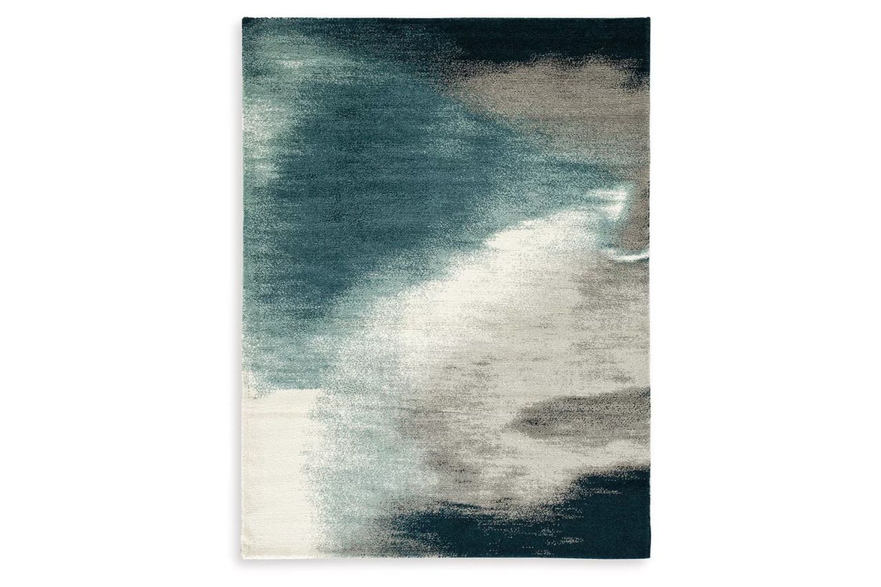 Brentward 5' x 7' Rug In Blue/Gray/Ivory R407082