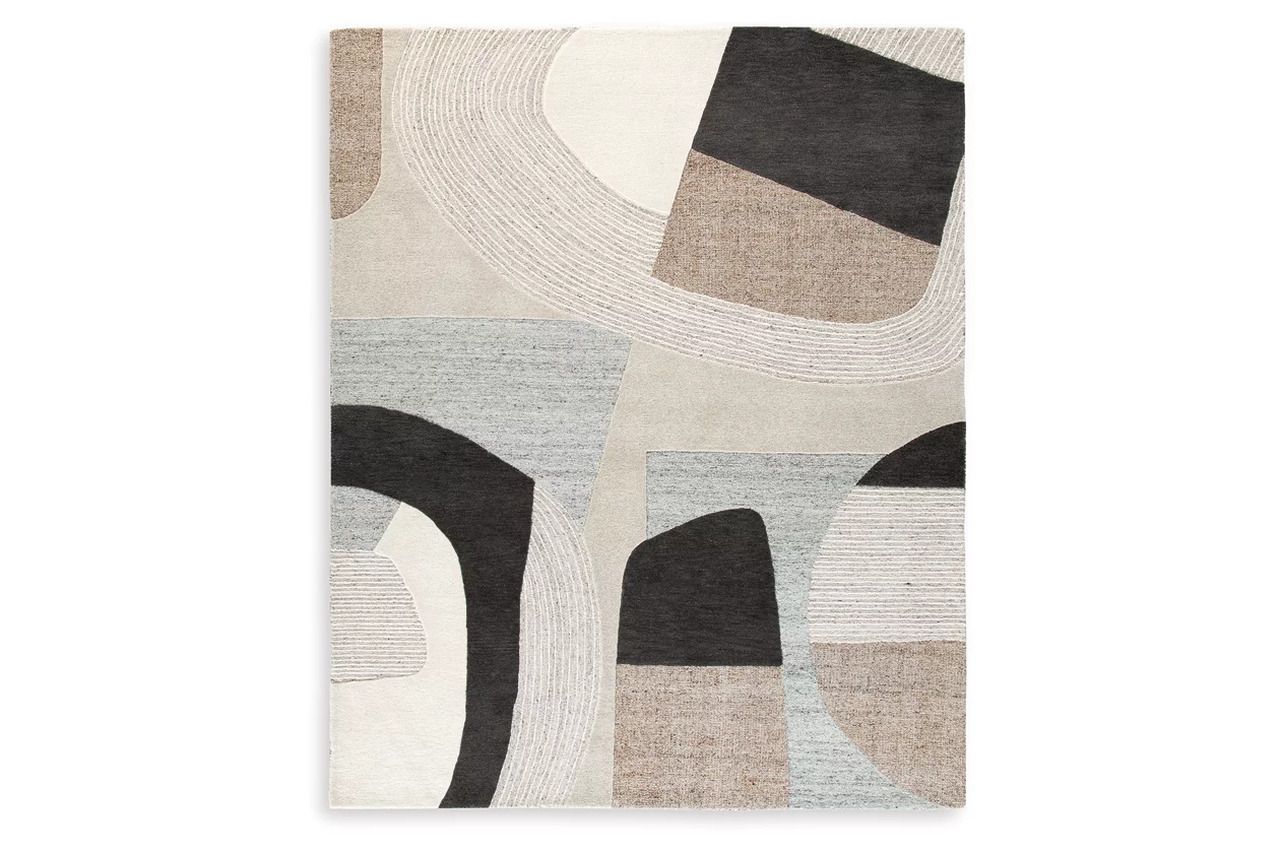 Edrickhill 8' x 10' Rug In Grayish Teal/Taupe/Cream R407121