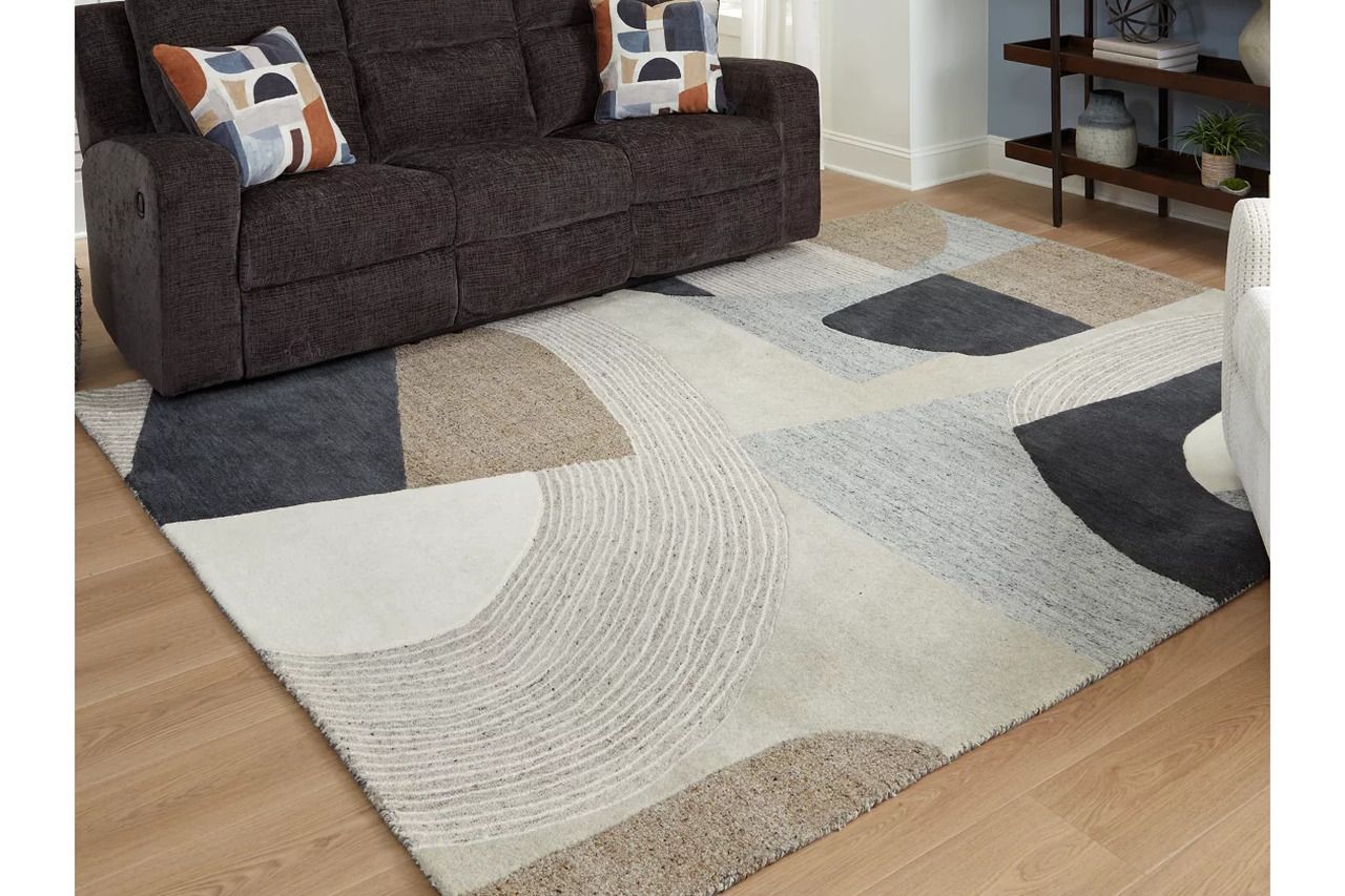 Edrickhill 8' x 10' Rug In Grayish Teal/Taupe/Cream R407121