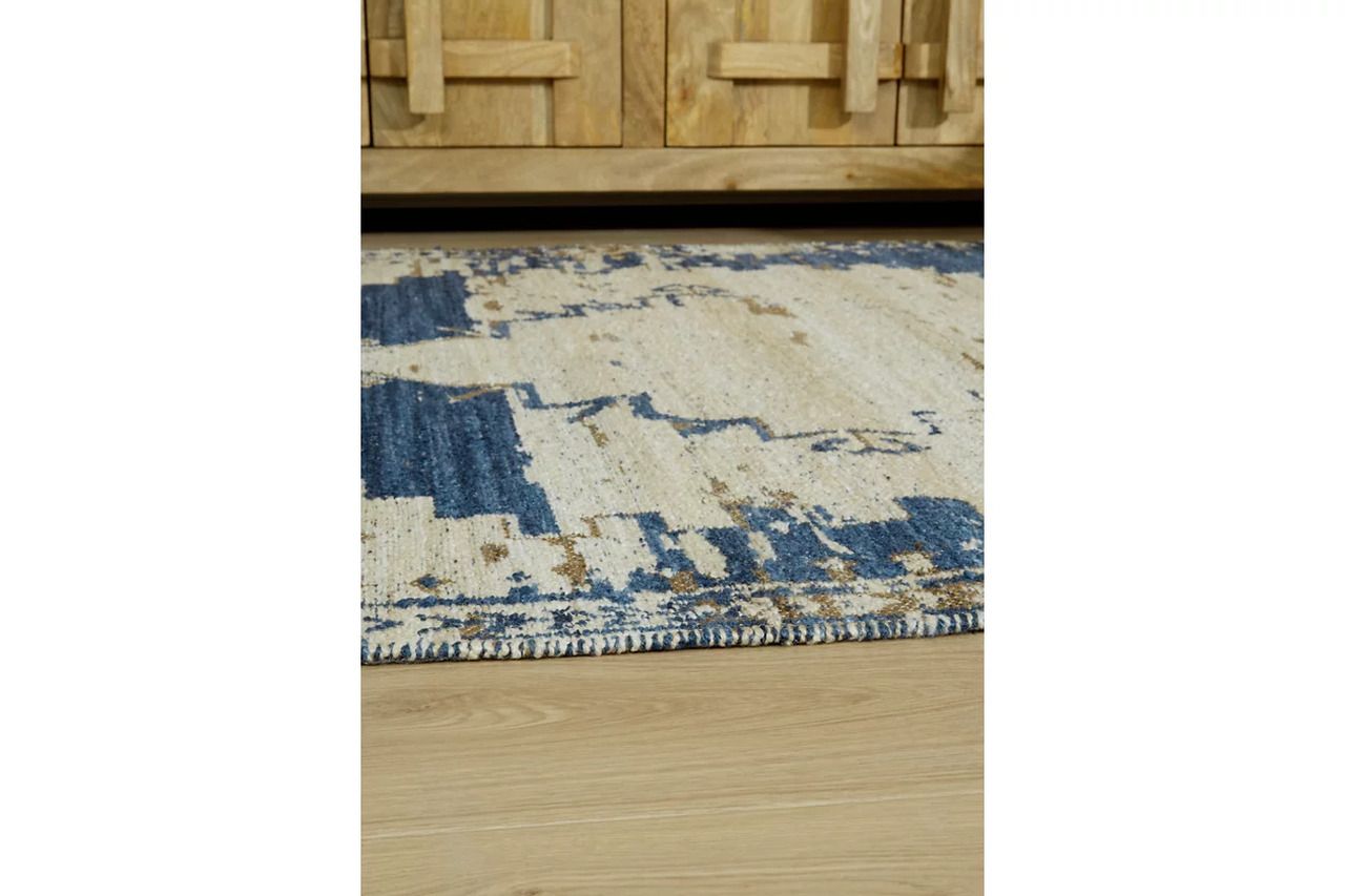 Varnler 8' x 10' Rug In Blue/Brown/Tan R407131