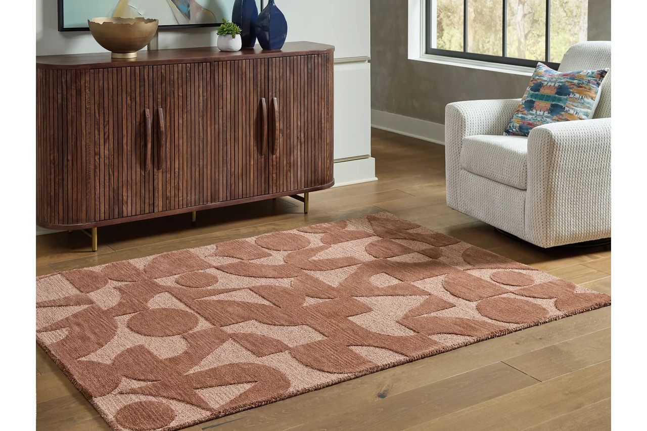 Perrenton 5' x 7' Rug In Clay R407202