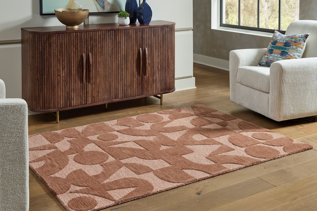 Perrenton 5' x 7' Rug In Clay R407202