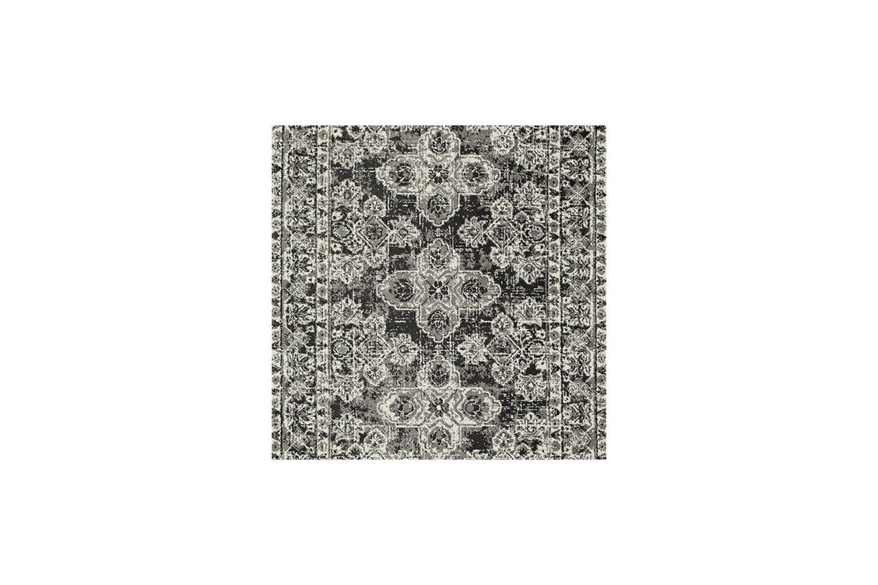 Glennisman Large Rug In Black/Gray/Ivory R407271