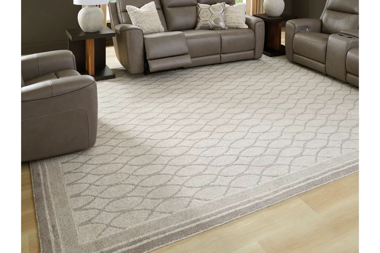 Wimney Extra Large Rug In Gray R407280