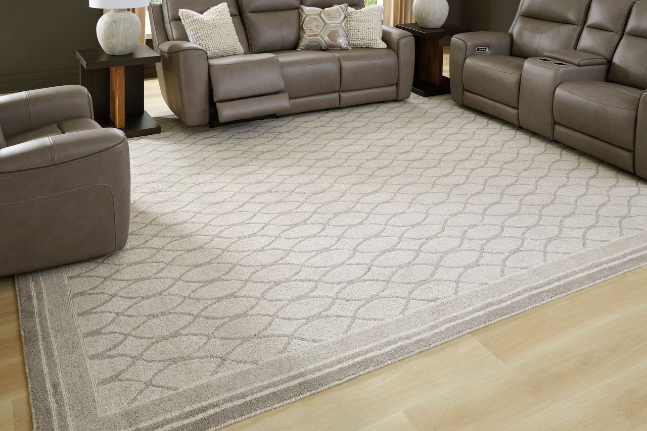 Wimney Extra Large Rug In Gray R407280