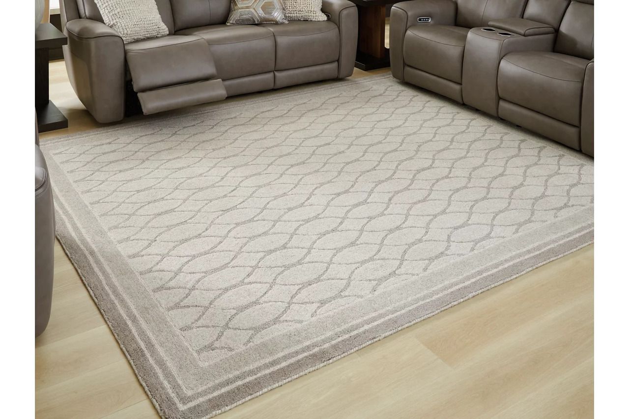 Wimney Large Rug In Gray R407281