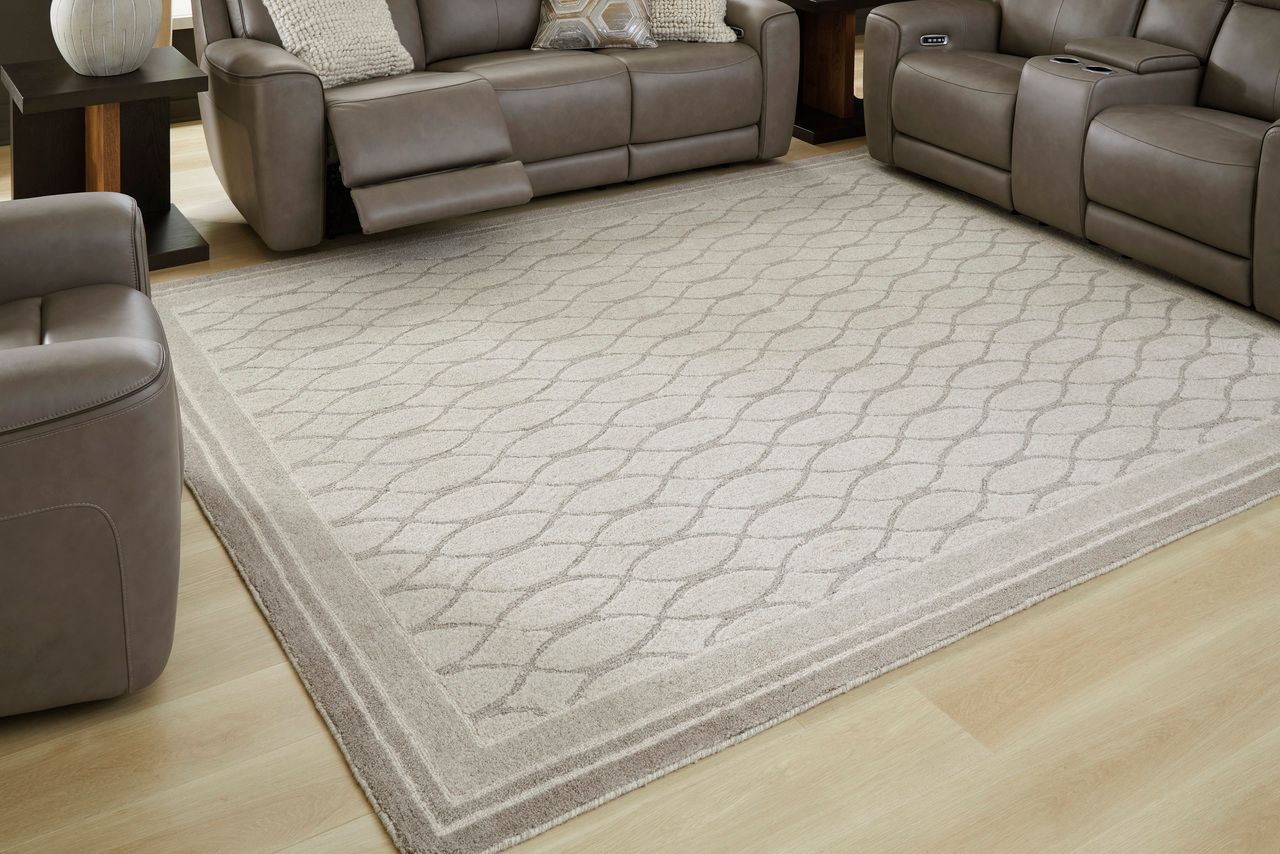 Wimney Large Rug In Gray R407281