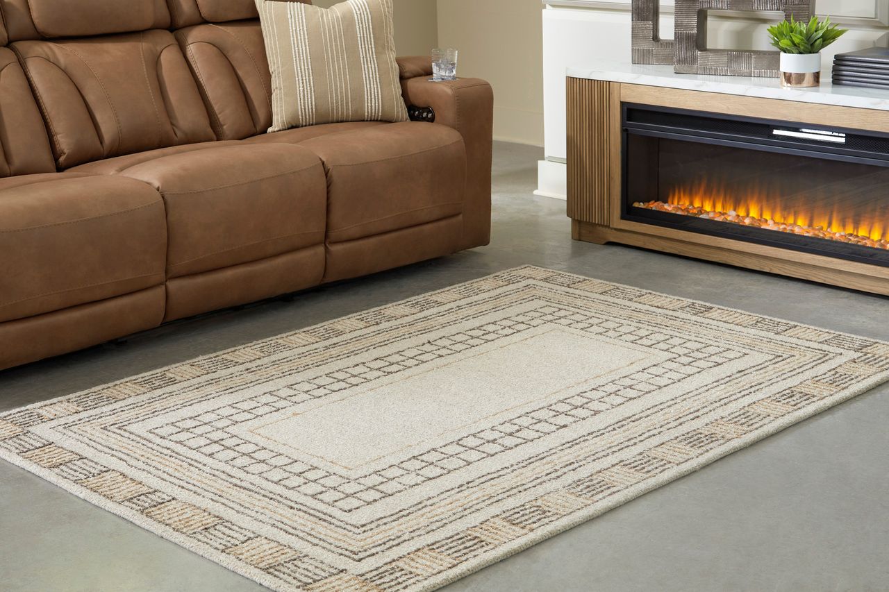 Idaman Medium Rug In Taupe/Brown R407292