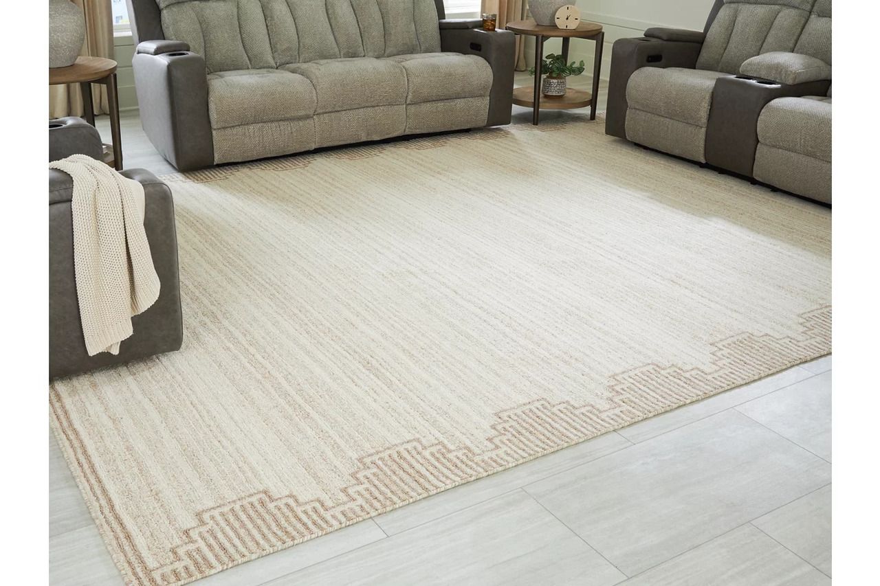 Emorymore Extra Large Rug In Brown and Beige R407300