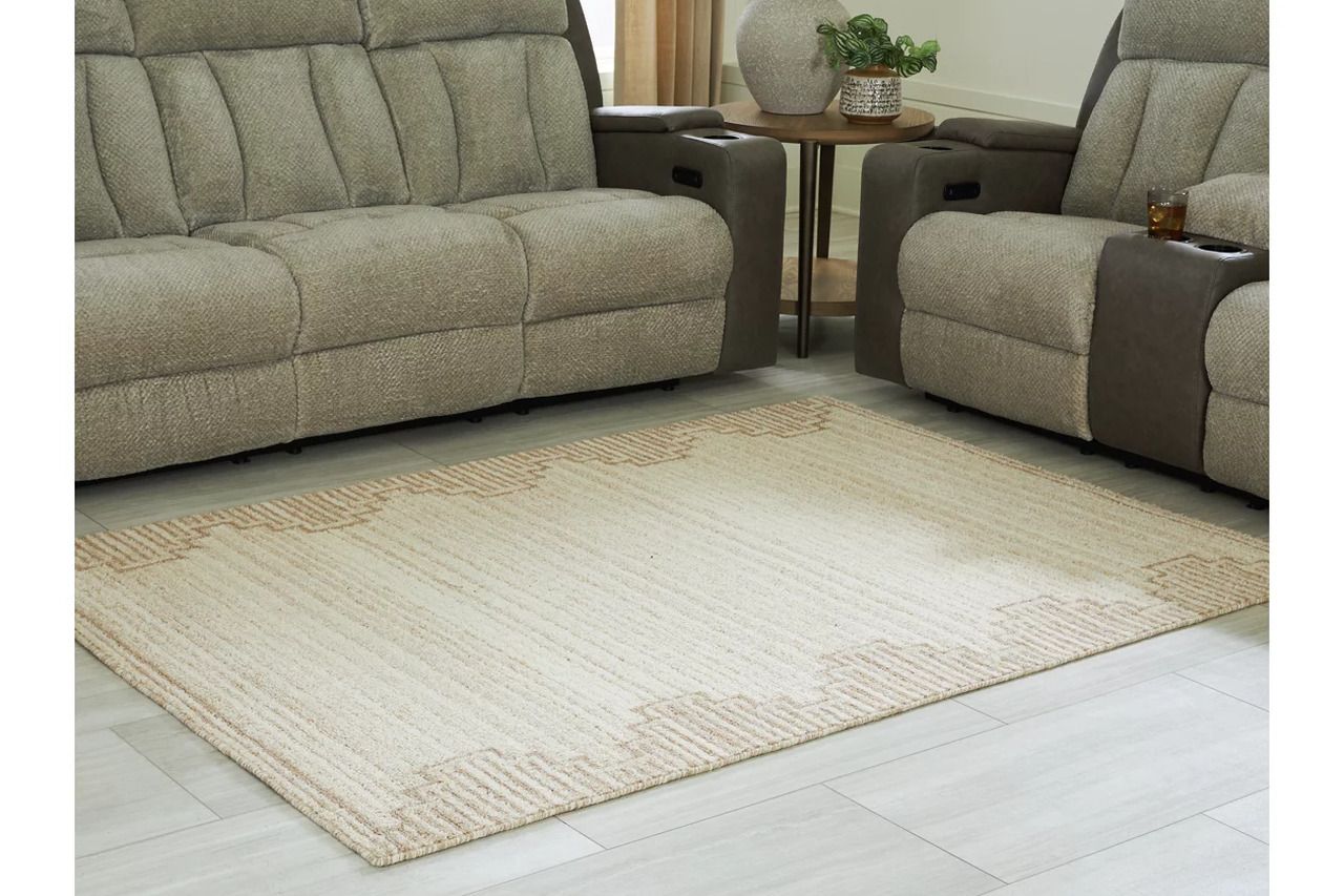 Emorymore Medium Rug In Brown and Beige R407302