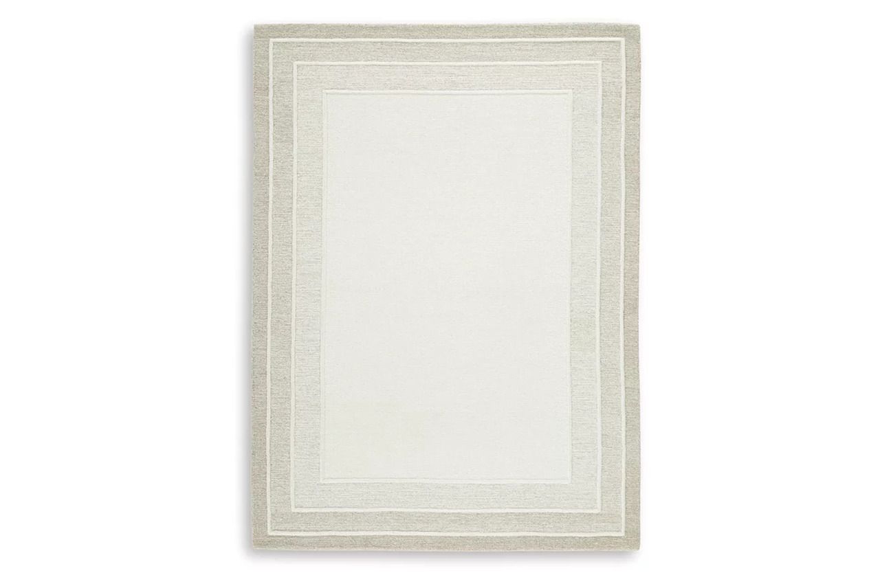 Teelgan Medium Rug In Ivory and Tan R407312