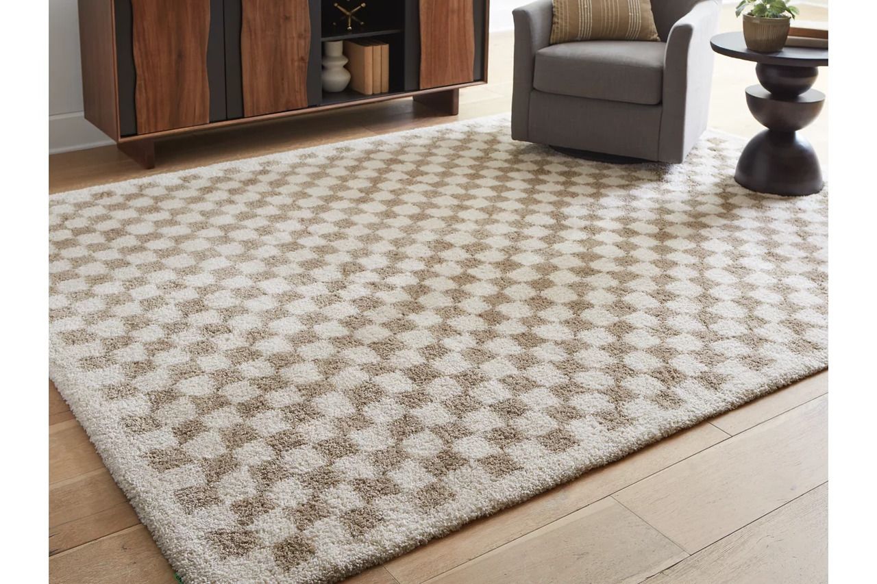 Karamen Large Rug In Taupe/Ivory R407341