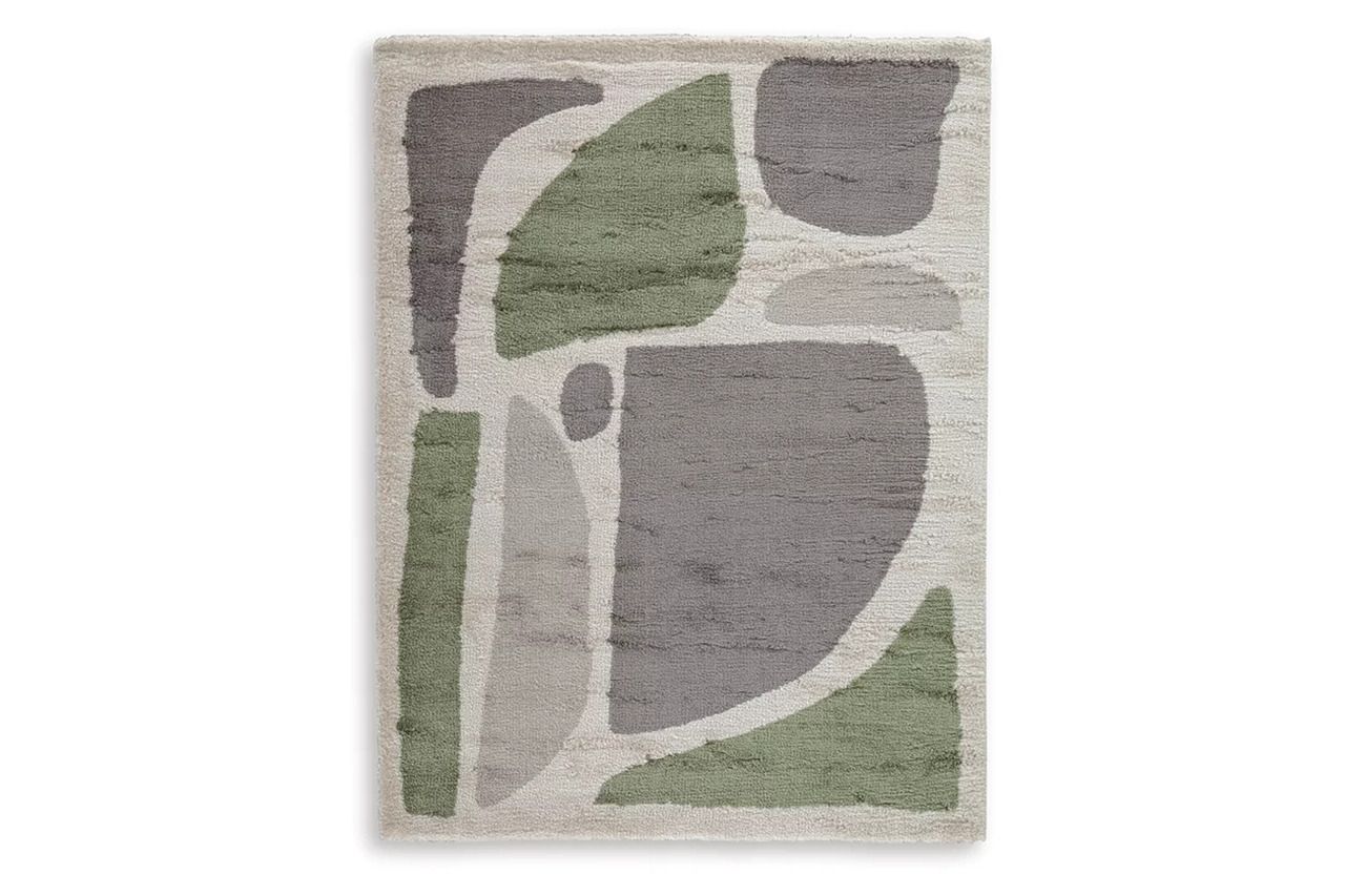 Anburgh Medium Rug In Green/Gray/Ivory R407352