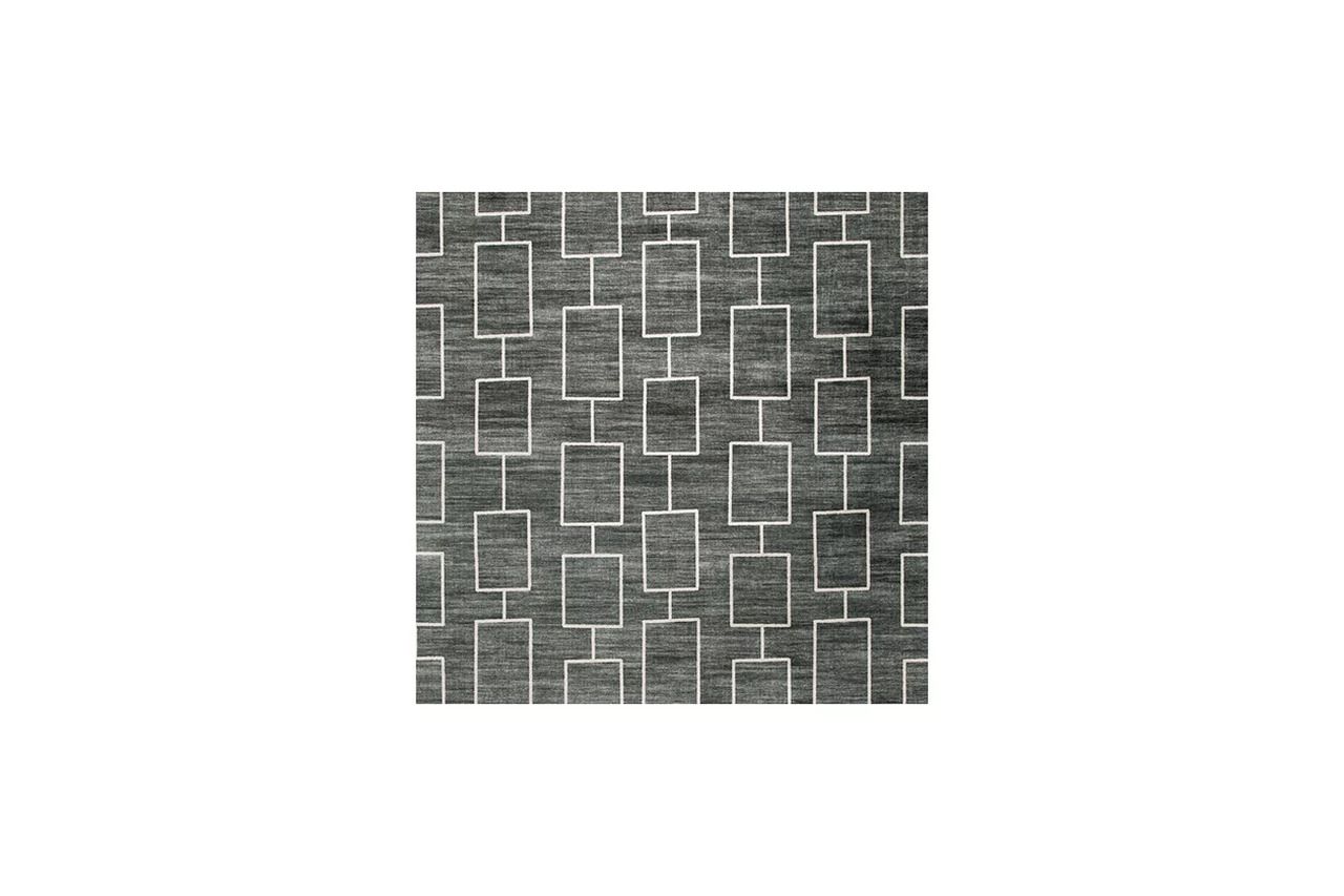 Elderland Washable Large Rug In Black and Gray R407401