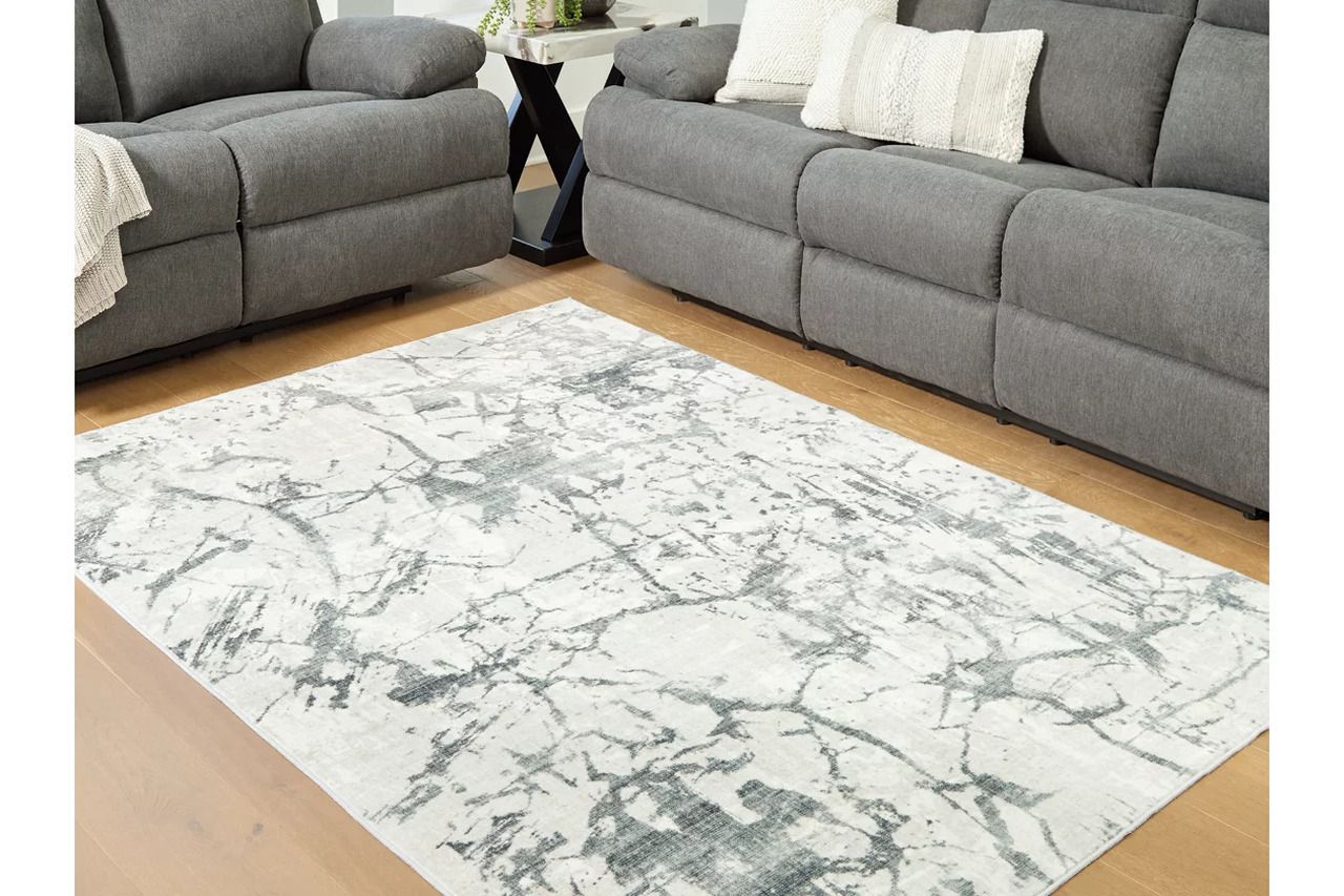 Tobinbury Washable Medium Rug In Gray R407422