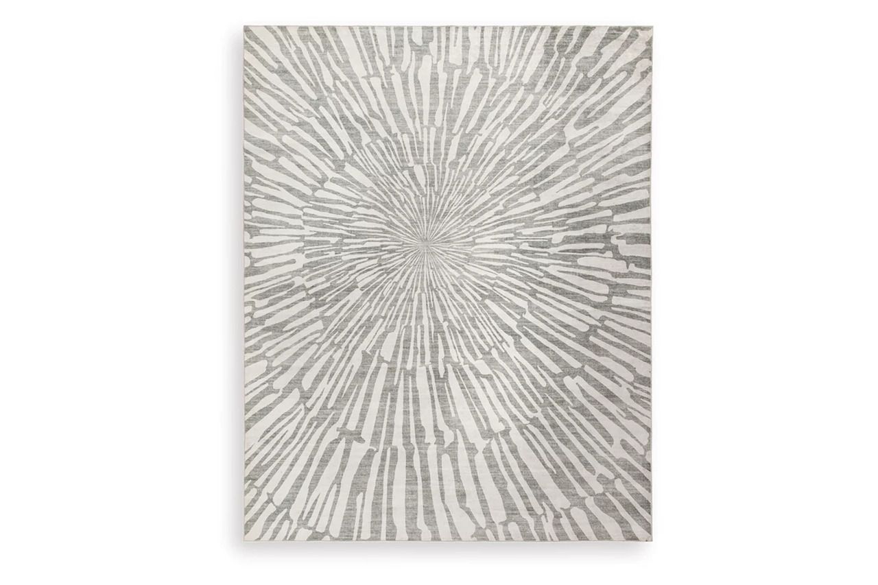 Verland Washable Large Rug In Gray and White R407431