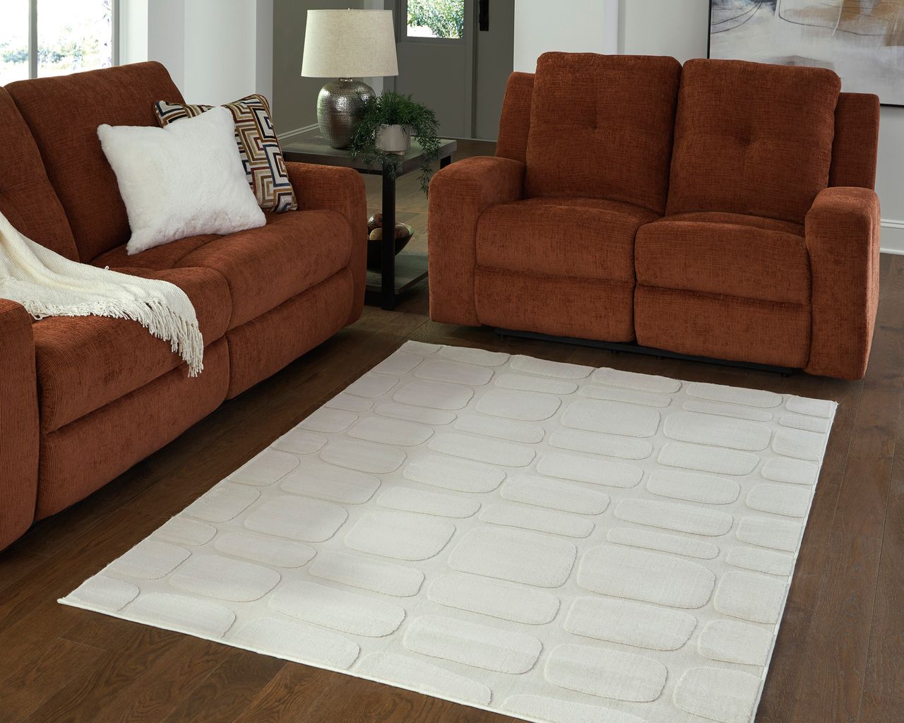Malvinsboro Washable Medium Rug In Sandstone R407442