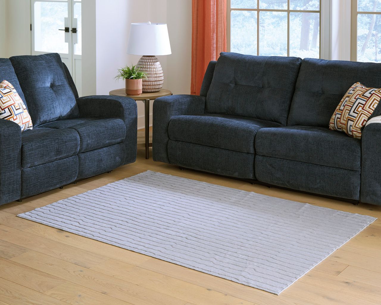 Worthley Washable Medium Rug In Gray R407452