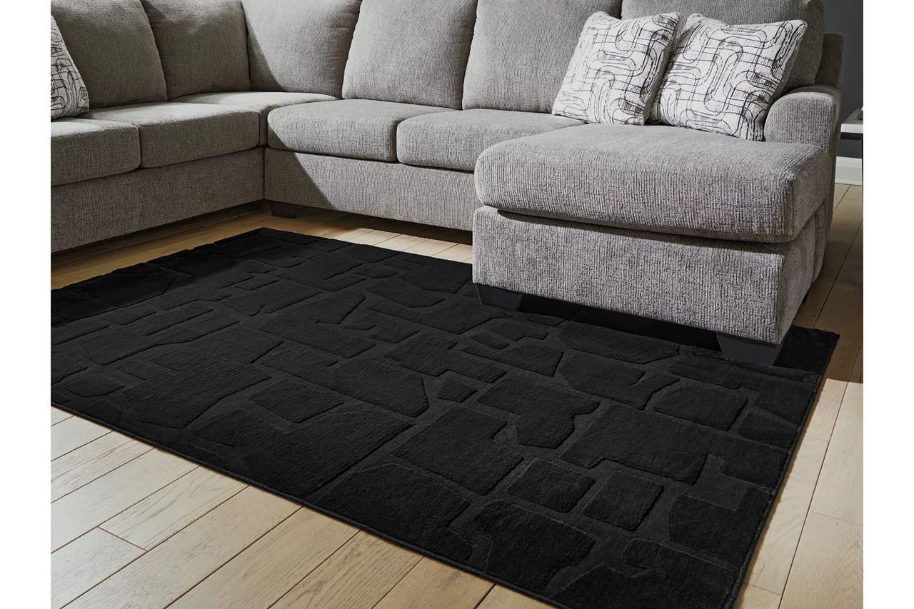 Gibbswell Washable Medium Rug In Black R407462