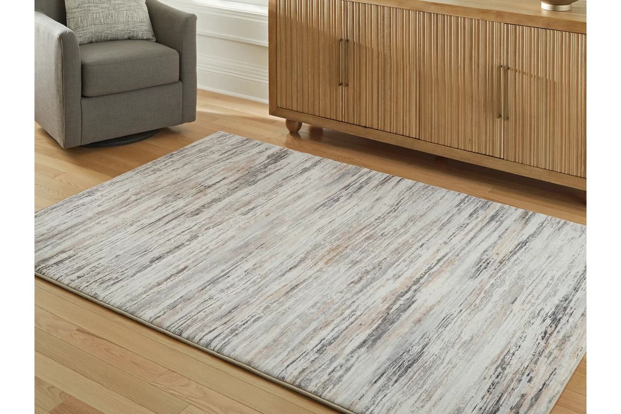 Nace 5' x 7' Area Rug In Gray/Brown/White R407472