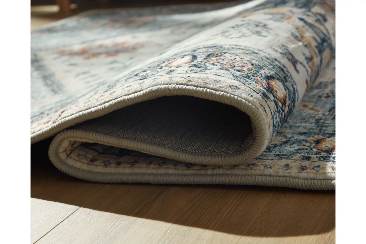 Wallney 7'6" x 9'6" Area Rug In Multi R407491