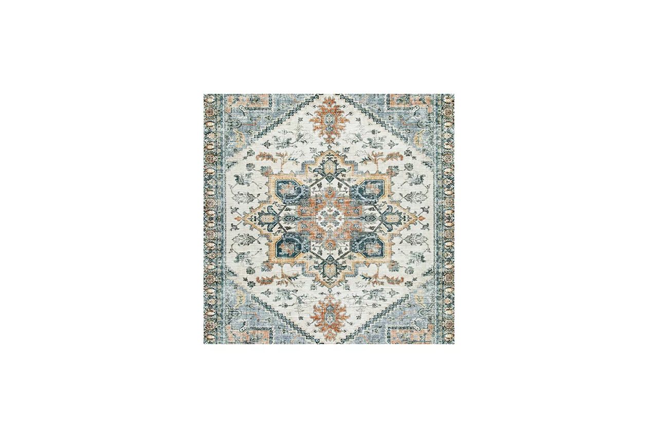 Wallney 7'6" x 9'6" Area Rug In Multi R407491