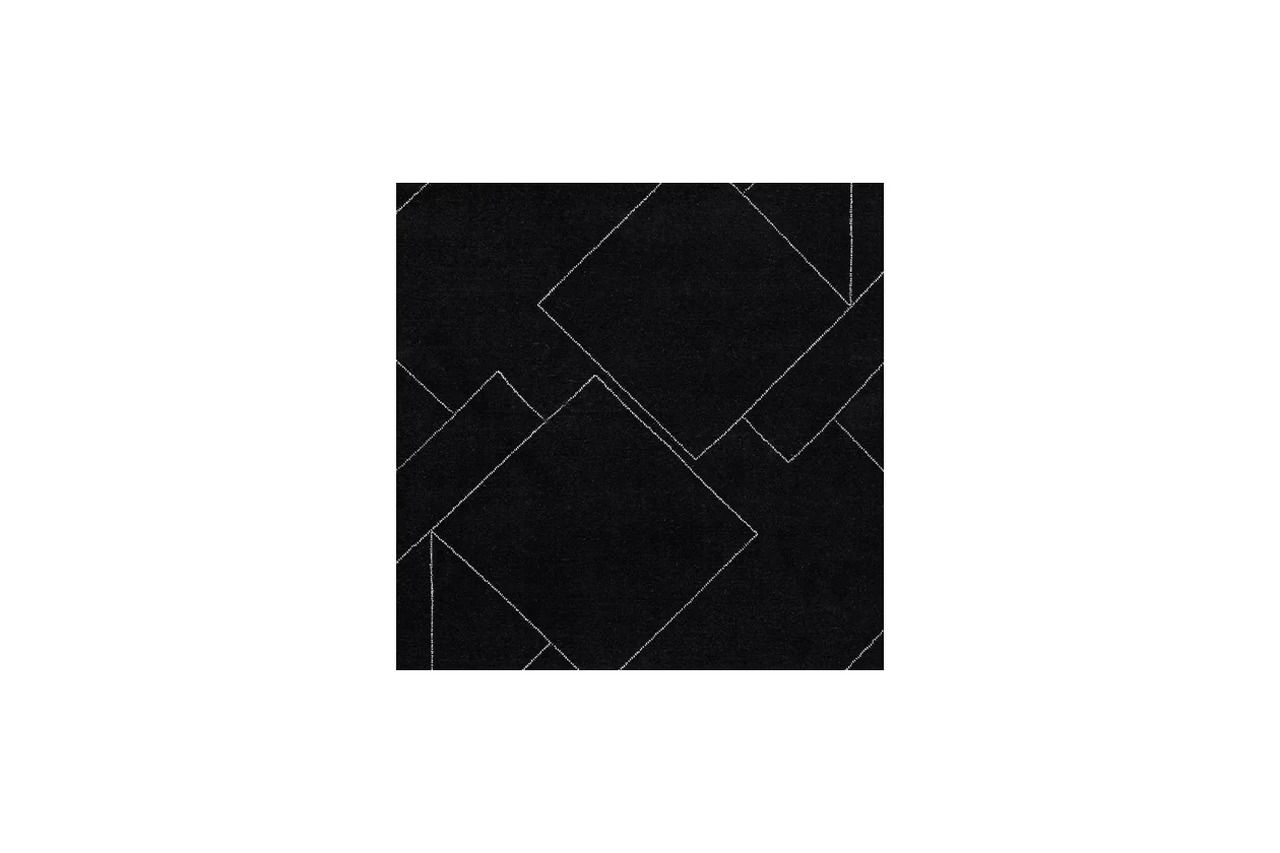 Marav 5' x 7' Area Rug In Black and White R407532