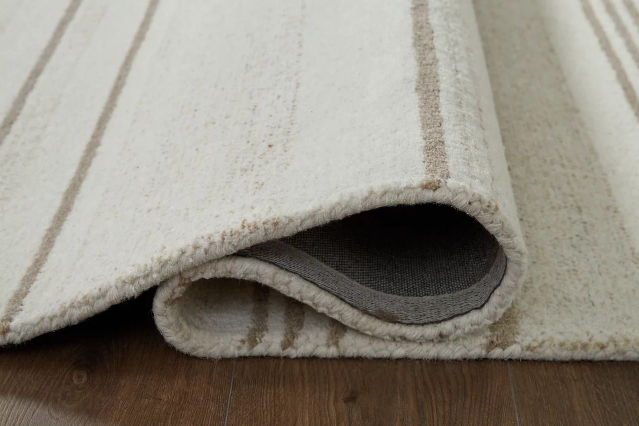 Gadence 7'8" x 10' Area Rug In Ivory and Tan R407641