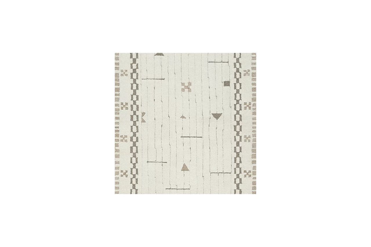 Dot 5' x 7' Area Rug In Cream/Brown/Taupe R407652
