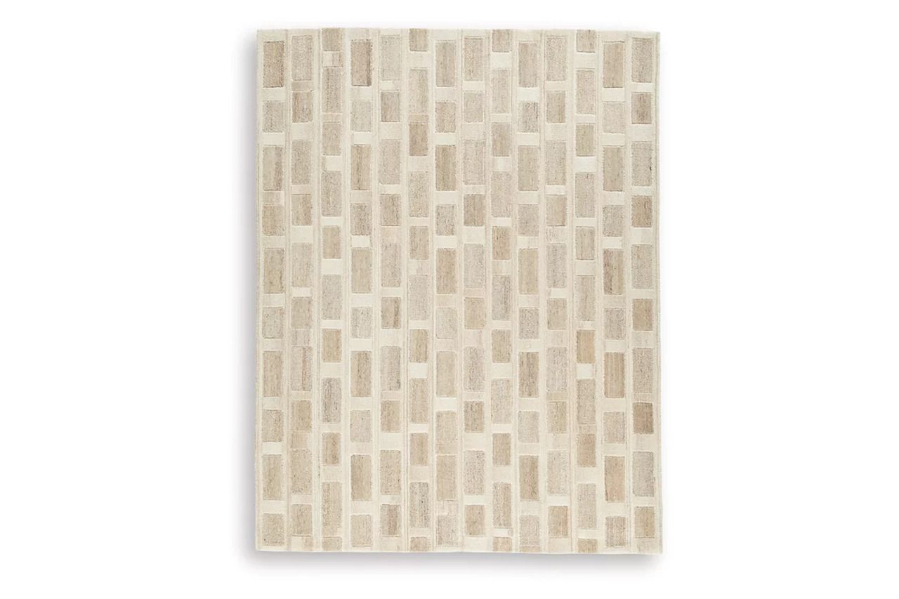 Lisgrove 7'8" x 10' Area Rug In Tan/Brown/White R407711