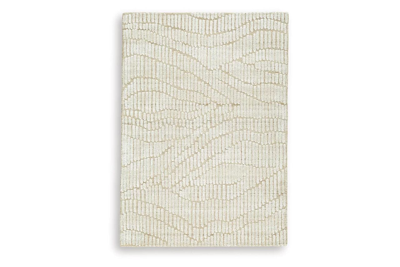 Jaseena 5' x 7' Area Rug In Beige and Tan R407722