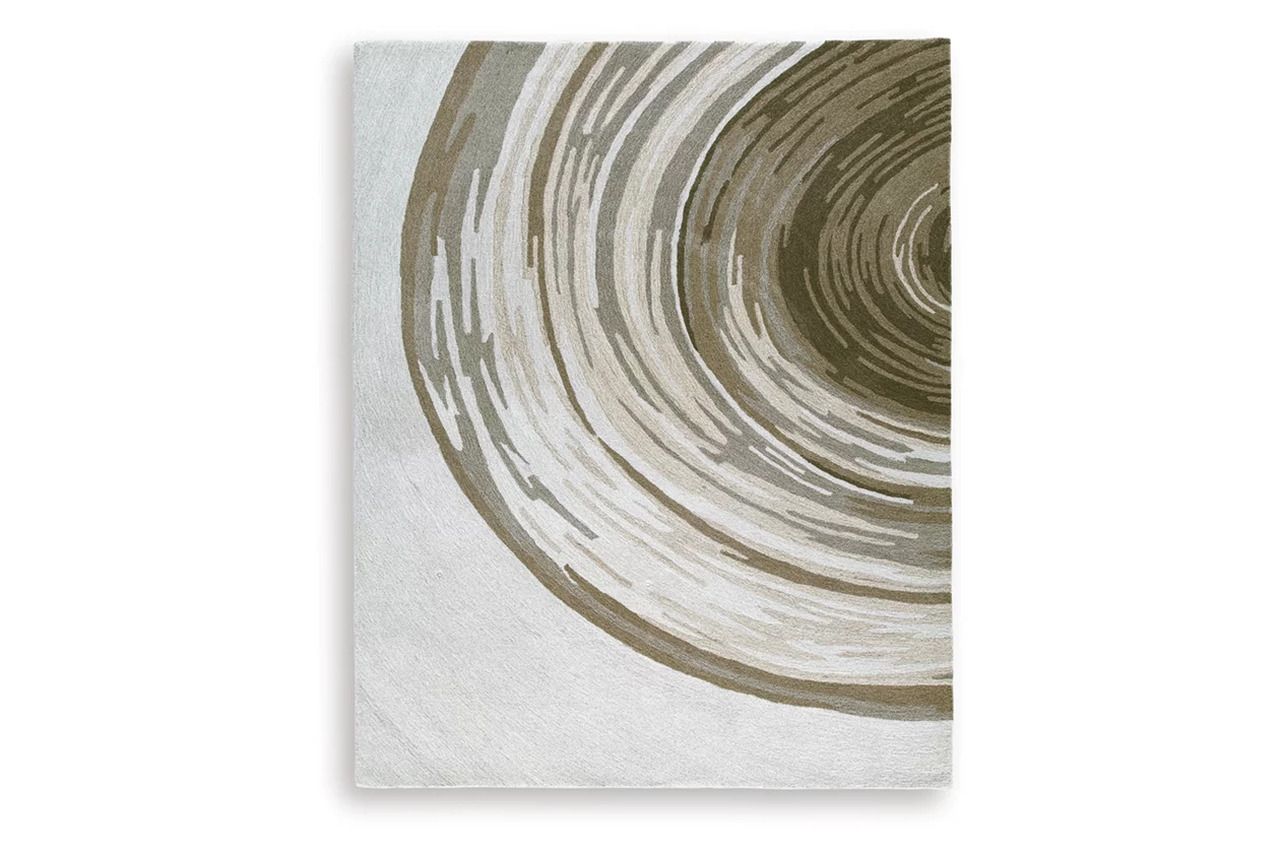Rizwana 7'6" x 10' Area Rug In Ivory/Brown/Gray R407761