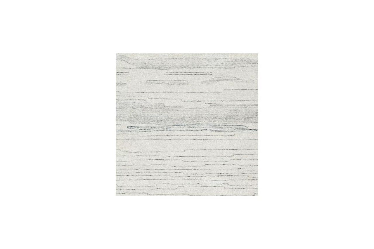 Genemost 5' x 7' Area Rug In Ivory and Blue R407842