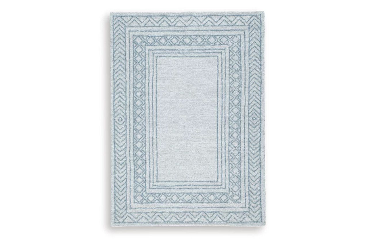 Azelhurst 5' x 7' Area Rug In Blue/Gray/Ivory R407852