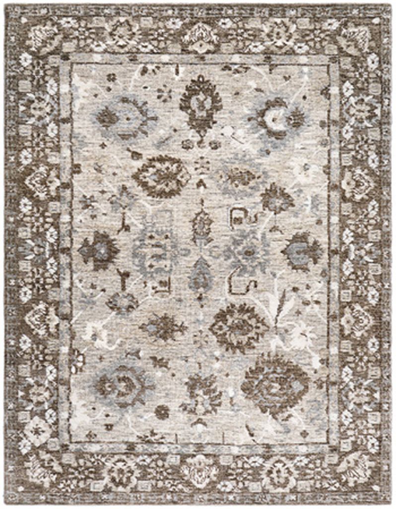Ainswick Memory Foam Medium Rug In Brown and Beige R407882