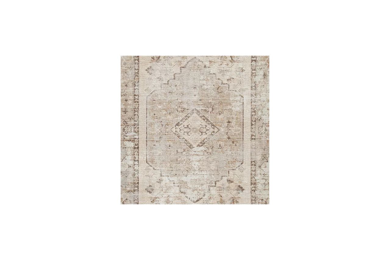Livdon Washable Large Rug In Brown and Beige R407911
