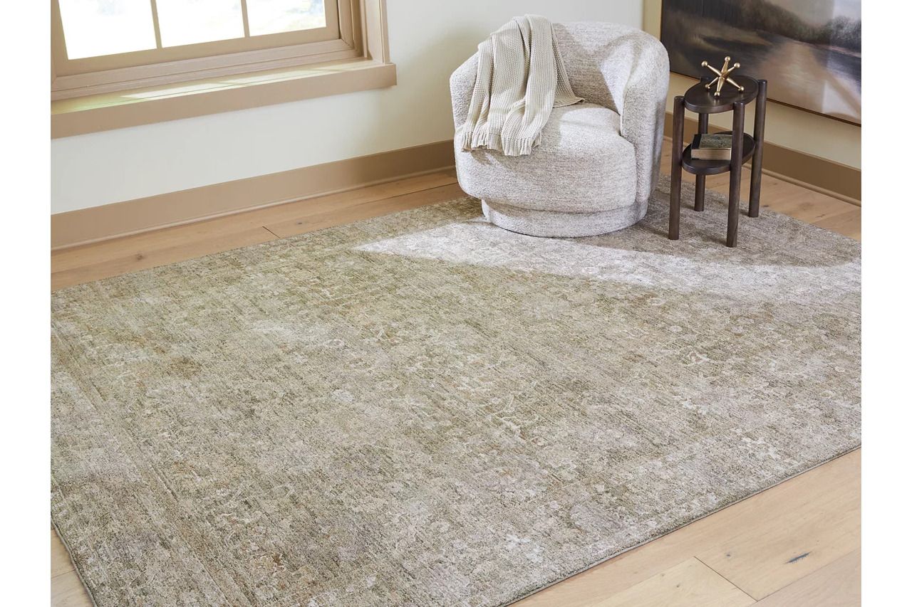 Neroham Large Rug In Cream and Brown R408031