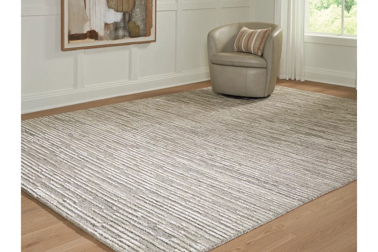 Eljory Extra Large Rug In Gray R408200