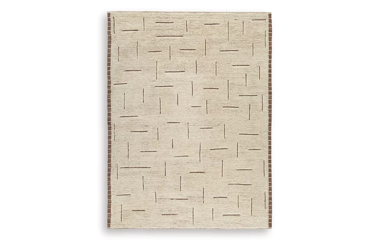 Clayman Large Rug In Beige and Brown R408341
